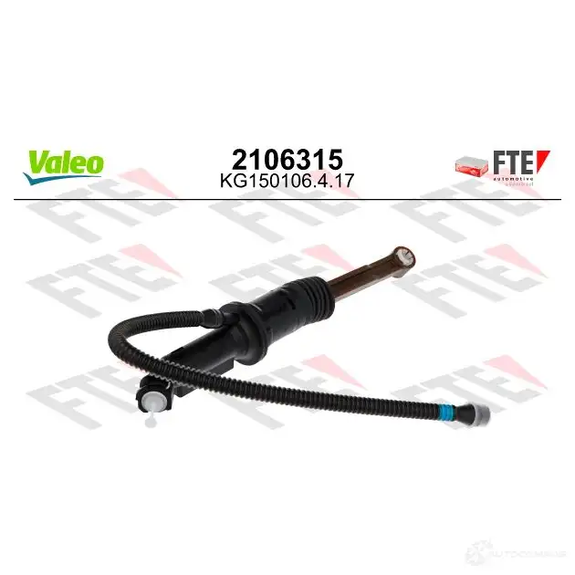 Главный цилиндр сцепления VALEO H15 Q3 1437888645 2106315 - Изображение 1