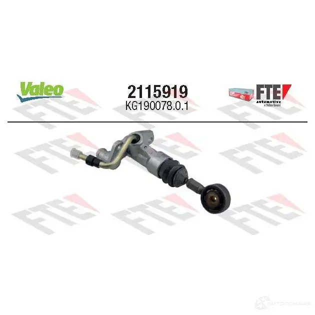 Главный цилиндр сцепления VALEO 2115919 1437888212 LK7D 5 - Изображение 1