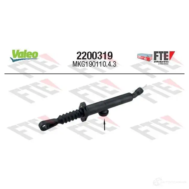 Главный цилиндр сцепления VALEO 2200319 1437887414 6Y 4CF