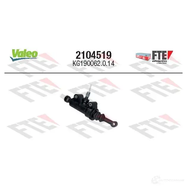 Главный цилиндр сцепления VALEO 1437888420 L FQT2S 2104519