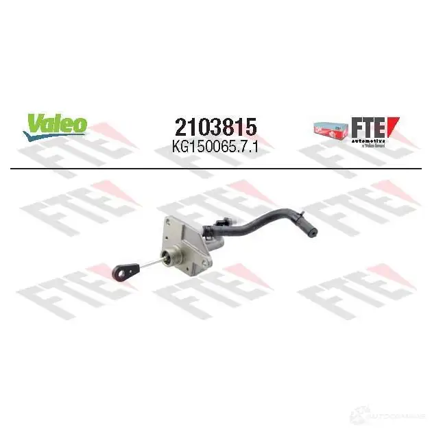Главный цилиндр сцепления VALEO 2103815 1437888504 HU0K3 UB изображение 0