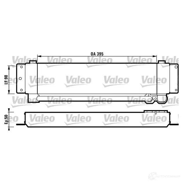 Масляный радиатор двигателя VALEO QWI3S HA10 02 240809 816963 изображение 0