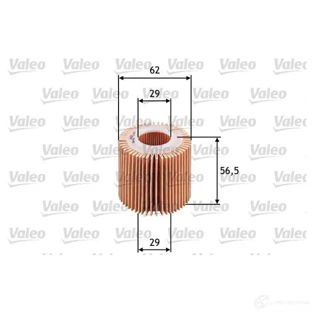 Масляный фильтр VALEO 586581 1206061278 3276425865815 ZJ XN9Q8 - Изображение 1