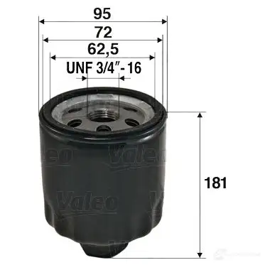 Масляный фильтр VALEO P IG9J 232107 3276425860568 586056