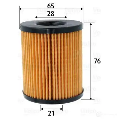 Масляный фильтр VALEO 3276425865969 1206061498 586596 9CE Q8A - Изображение 1