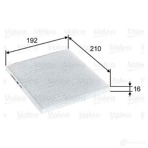 Салонный фильтр VALEO 3276427158076 235614 715807 PJ5Y 0ZI - Изображение 1