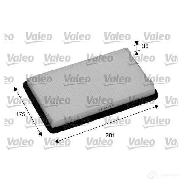 Салонный фильтр VALEO 698893 LLRFP 4U 234474 3276426988933 - Изображение 1