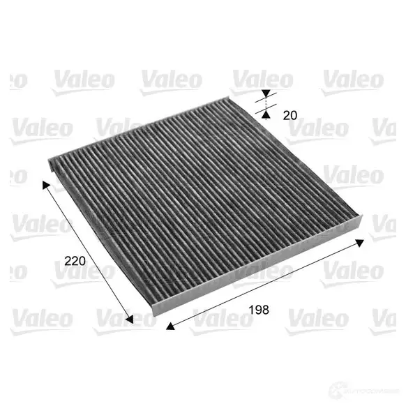 Салонный фильтр VALEO 235554 W8VA S 3276427157017 715701 - Изображение 1