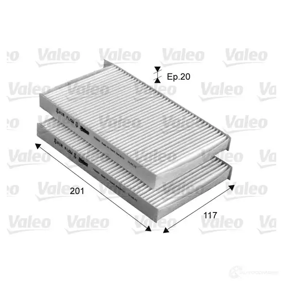 Салонный фильтр VALEO 3276427156690 235529 715669 RTQJ ZP изображение 0