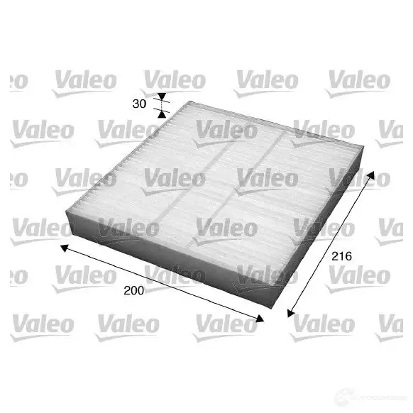 Салонный фильтр VALEO 3276427155600 715560 235427 RFT4X 0 - Изображение 1
