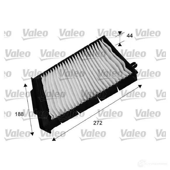 Салонный фильтр VALEO 4Q IEKG 698730 234359 3276426987301 изображение 0