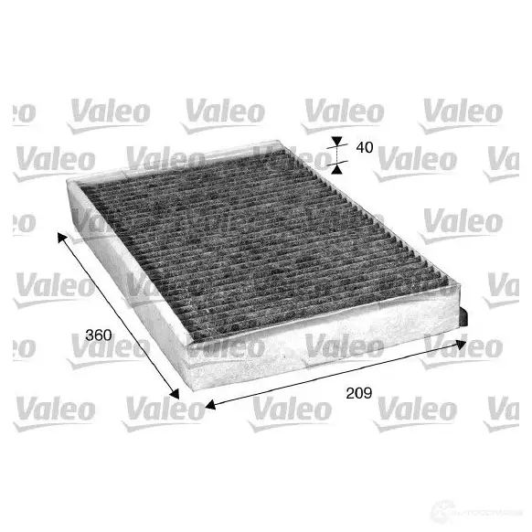 Салонный фильтр VALEO 3276427160260 235655 QG X9JWD 716026 - Изображение 1
