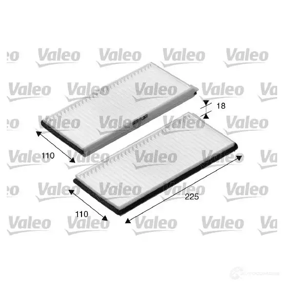 Салонный фильтр VALEO 698894 V LS633 3276426988940 234475 - Изображение 1