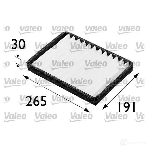 Салонный фильтр VALEO 234131 UN8OR F A163 698163 - Изображение 1