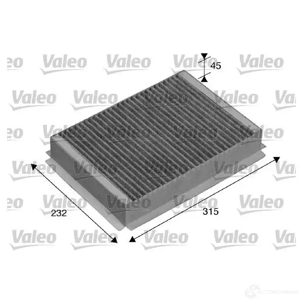 Салонный фильтр VALEO 235372 TQ2 GCF 3276427155051 715505 - Изображение 1