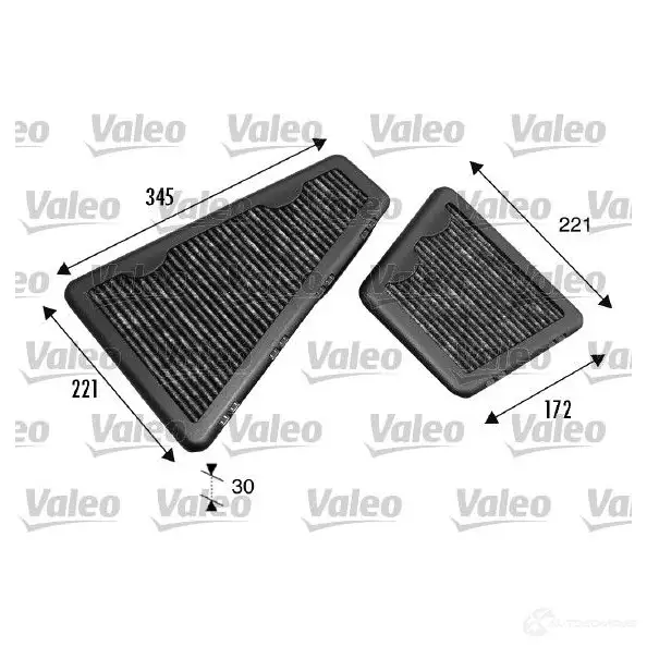 Салонный фильтр VALEO 698793 234403 MFE WQY 3276426987936 - Изображение 1