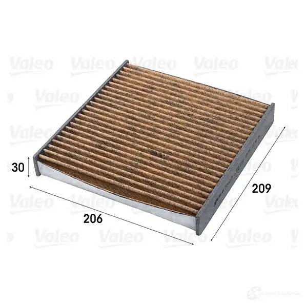 Салонный фильтр VALEO 235102 Z GBU4I 3276427010152 701015 изображение 0