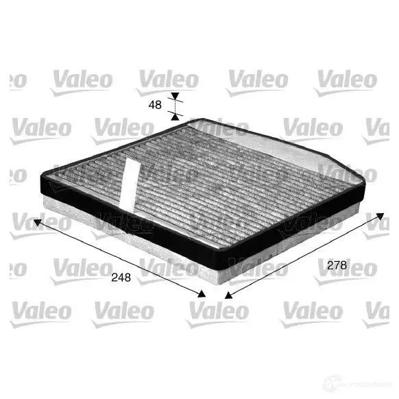 Салонный фильтр VALEO 36 QXB55 715571 235438 3276427155716 - Изображение 1