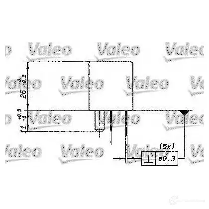 Реле VALEO 3276426438339 643833 233884 6EHY Y0 изображение 3