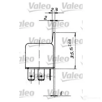 Реле VALEO 643843 MU0PR 7 233894 3276426438438 - Изображение 1