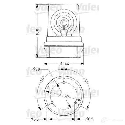 Мигалка VALEO 8 2541 BXQY3W 082541 217060 - Изображение 1