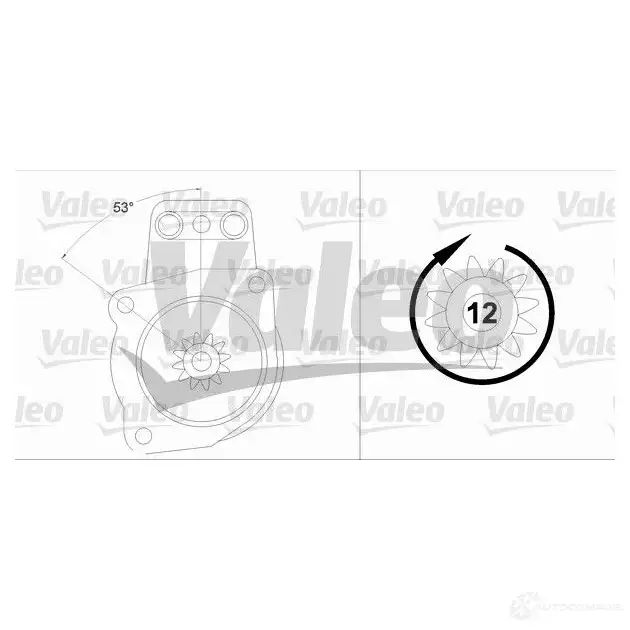 Стартер VALEO 3276424582010 P O8E6OS 228269 458201 изображение 0