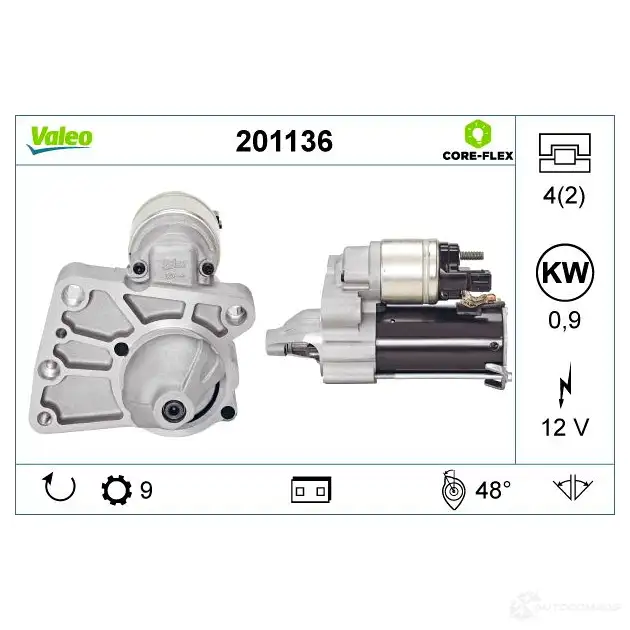 Стартер VALEO 2GM51 2 1437851663 201136