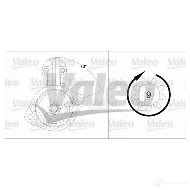Стартер VALEO 3276424581976 458197 228265 ML OLPQ2 - Изображение 1