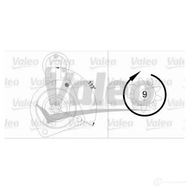 Стартер VALEO 225735 3276424360175 436017 Z 5HMFGM - Изображение 1
