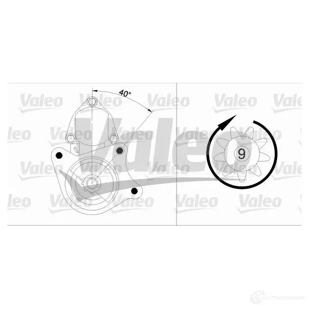 Стартер VALEO R2 OFVM 3276424332776 225576 433277 - Изображение 1