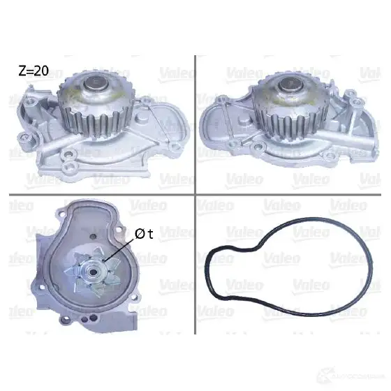 Водяной насос, помпа VALEO 3276425063211 M 7RMH 506321 228819