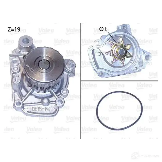 Водяной насос, помпа VALEO 3276425068117 274 CCNL 229131 506811