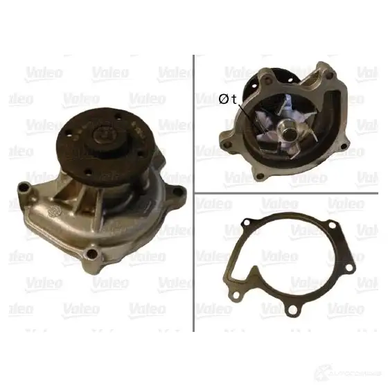 Водяной насос, помпа VALEO 229078 30A A7ZB 3276425067080 506708