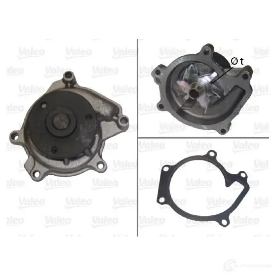 Водяной насос, помпа VALEO 58ER O 229077 506707 3276425067073