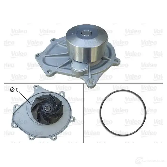 Водяной насос, помпа VALEO 506842 229157 RMAB 6 3276425068421