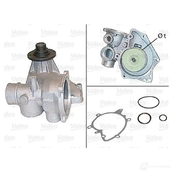 Водяной насос, помпа VALEO 506445 GTM4H X 3276425064454 228894