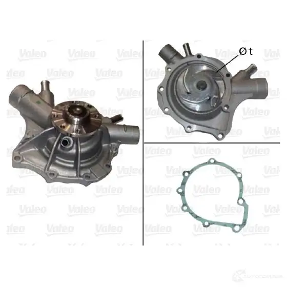 Водяной насос, помпа VALEO 229028 3276425066502 506650 2NX 8CZ3