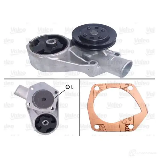 Водяной насос, помпа VALEO 229012 3276425066342 506634 W 6L4QOK