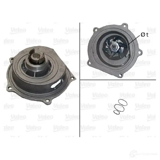 Водяной насос, помпа VALEO 228818 506320 3276425063204 SU5V 8