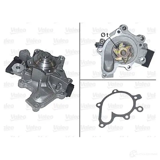 Водяной насос, помпа VALEO 3276425065369 Q2 J4B 228939 506536