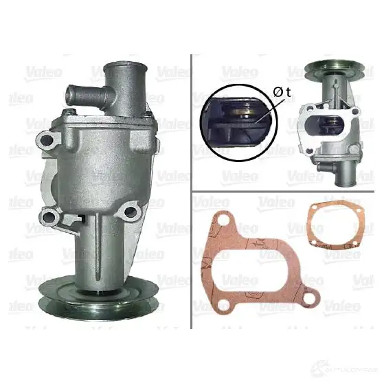 Водяной насос, помпа VALEO 3276425066458 506645 F FDZQ 229023