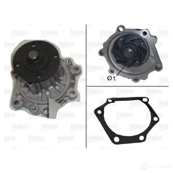 Водяной насос, помпа VALEO 229160 VQR 2N 3276425068469 506846