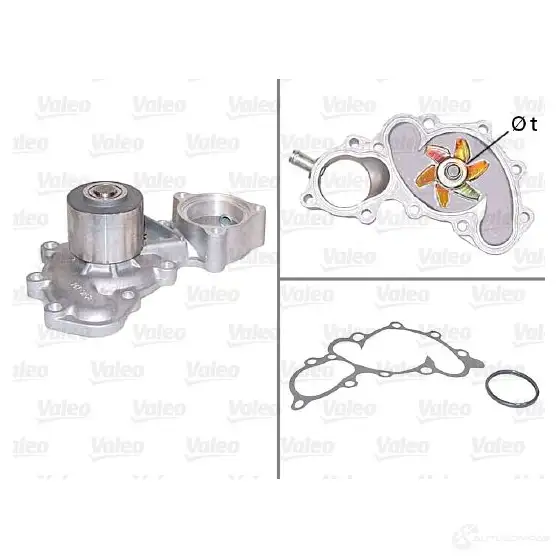 Водяной насос, помпа VALEO 6G 04W1 506608 228991 3276425066083