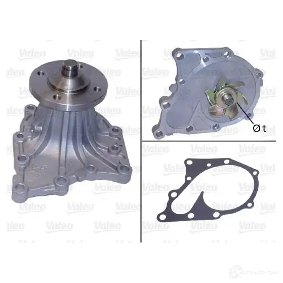 Водяной насос, помпа VALEO PT KGQ 229005 3276425066250 506625 изображение 0