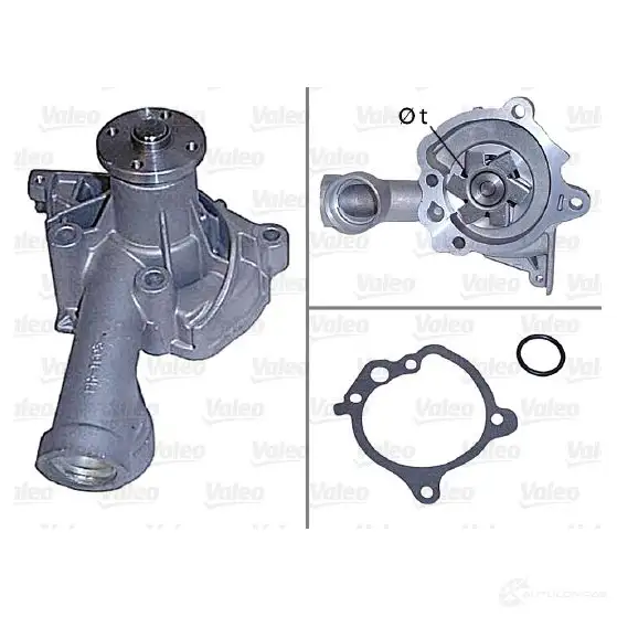 Водяной насос, помпа VALEO 506404 GMM 3N7 3276425064041 228865