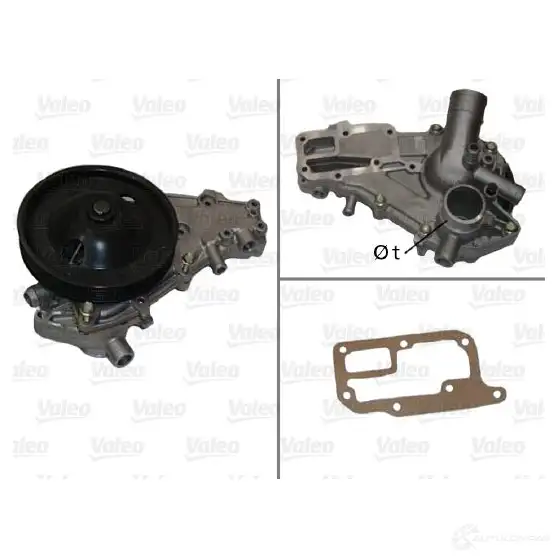 Водяной насос, помпа VALEO 3276425063679 228847 N92N0T X 506367