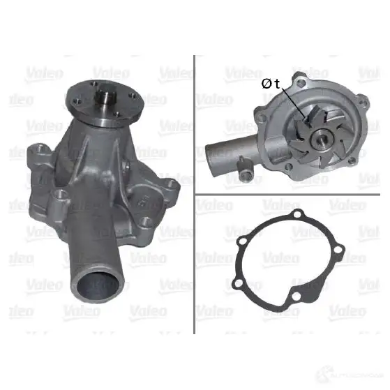 Водяной насос, помпа VALEO 229060 506689 0KI LX 3276425066892
