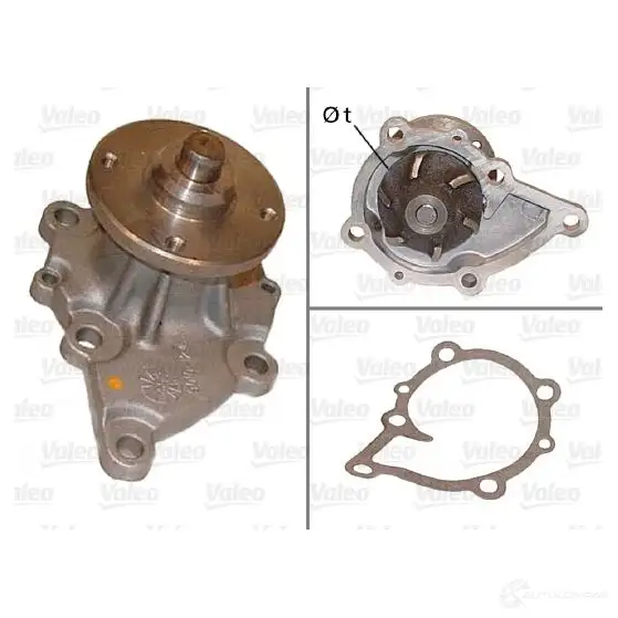 Водяной насос, помпа VALEO 506416 HMK 7S 3276425064164 228874