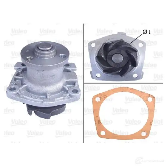 Водяной насос, помпа VALEO 3276425060630 506063 F QVKVJO 228669