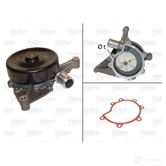 Водяной насос, помпа VALEO 229141 J C7B6 3276425068216 506821